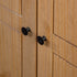 Maison Madeleine -  3Door Wardrobe 118x50x171.5 cm Pine Panama Range